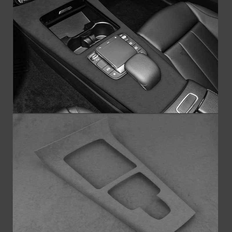 Tesla Tablet Accessories - Car Center Console Suede Style Panel
