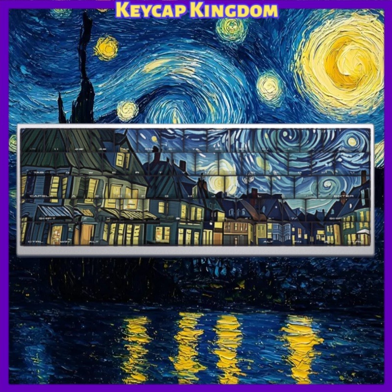 Tablet Pc Accessories - Van Gogh Starry Sky Theme Keycap