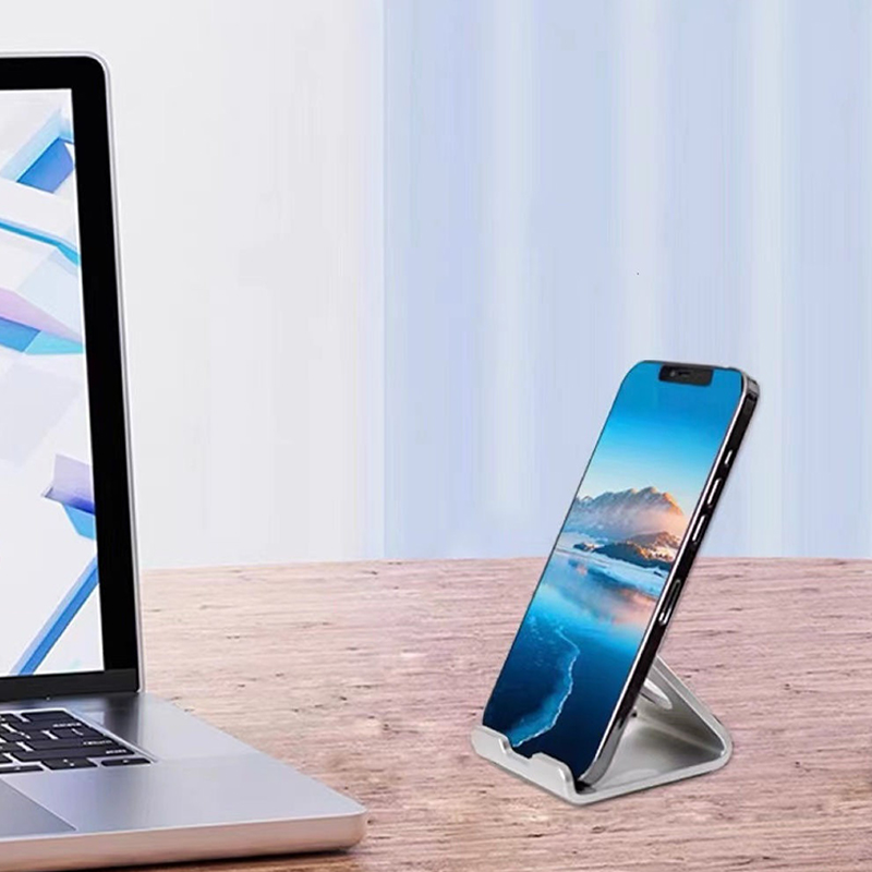 Essential Tablet Accessories - Metal Desktop Mobile Phone Stand For