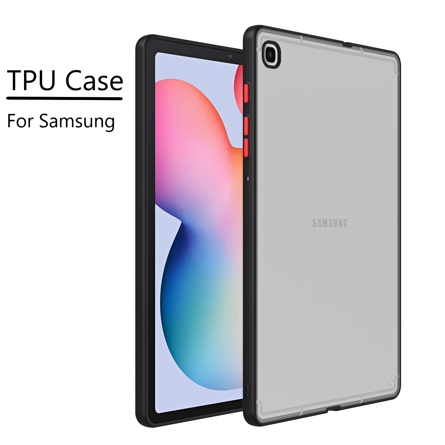 Tablet A9 Accessories - TPU Soft Back Case For Samsung