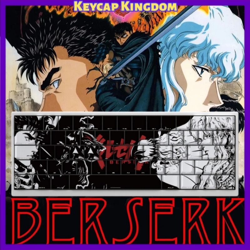 Tablet Pc Accessories - BERSERK Theme Anime Keycap 98 Key