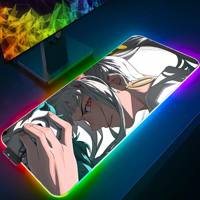 RGB LED Mouse Pad Office Desk  - Tablet Pc Accessories 评论和价格