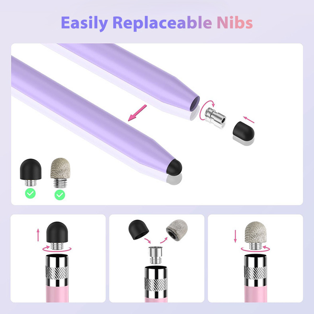 Universal 2 in 1 Stylus Pen fo - Tablet Accessories Kids 评论和价格