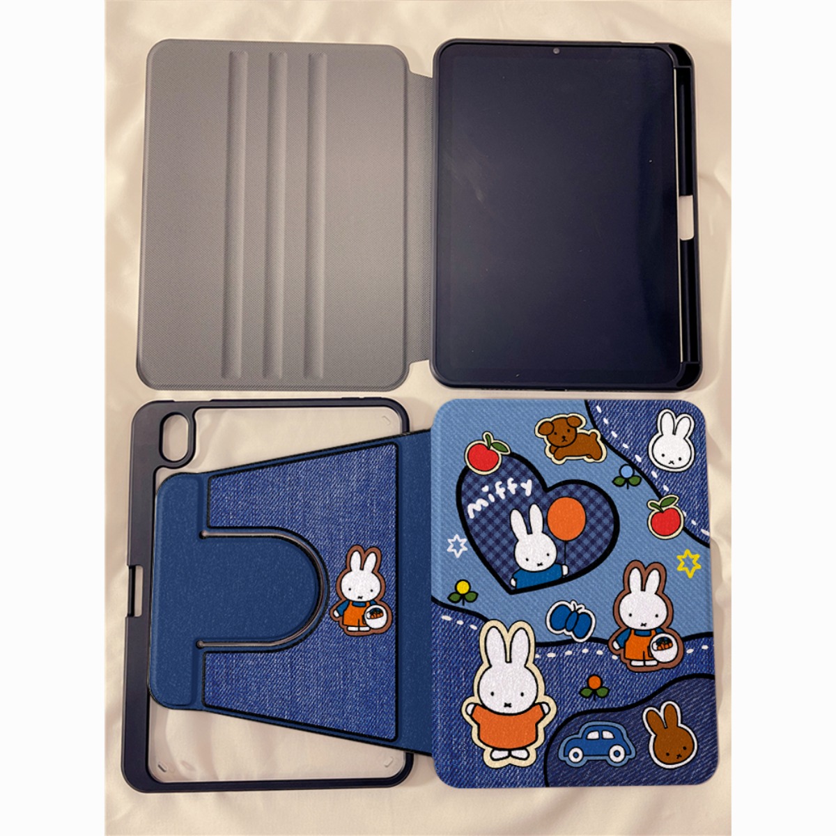 Kawaii Miffy Rabbit Tablet Cas - Tablet Accessories Case 评论和价格