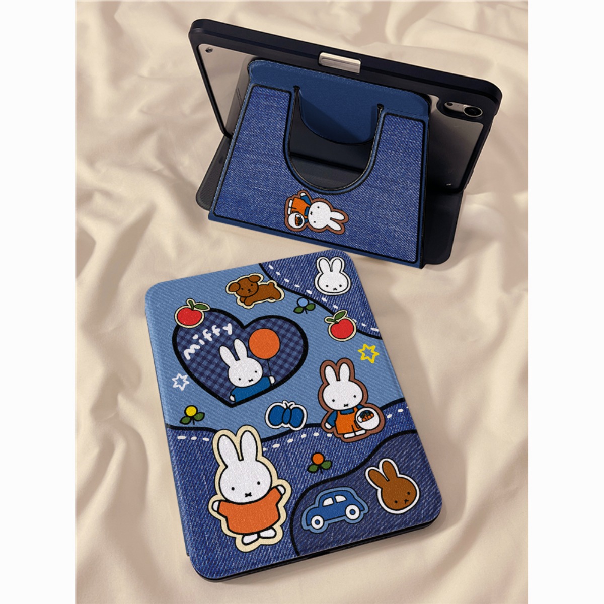 Kawaii Miffy Rabbit Tablet Cas - Tablet Accessories Case 评论和价格