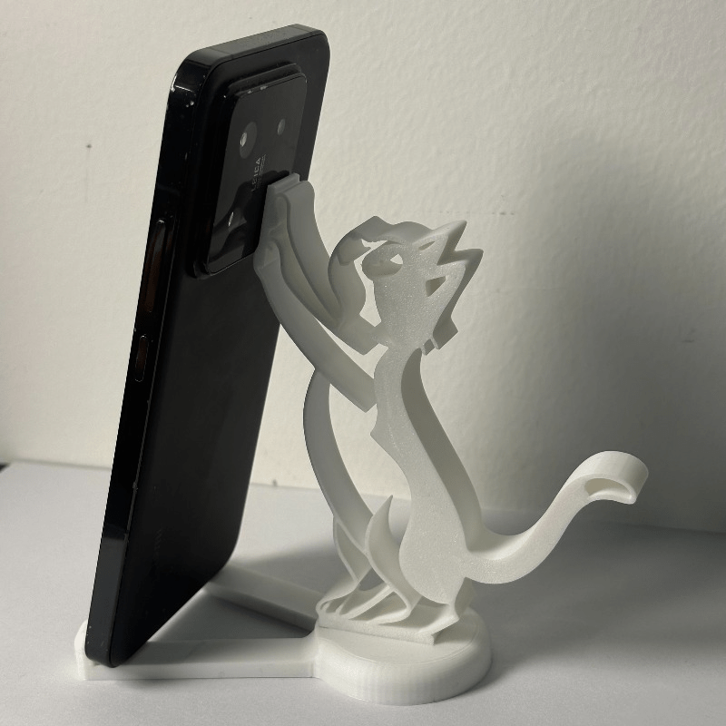 Abstract Hollow Line Cat Phone - Essential Tablet Accessories 评论和价格