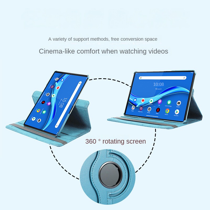 360 Rotating Case For Lenovo T - Lenovo Tablet M10 Accessories 评论和价格