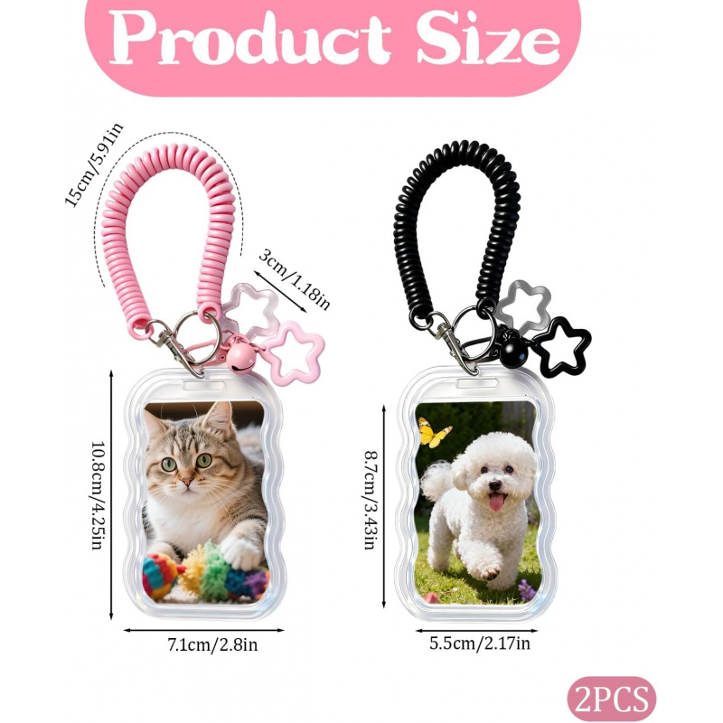 2 Pack Cute Photocard Holder K - Tablet Cute Accessories 评论和价格