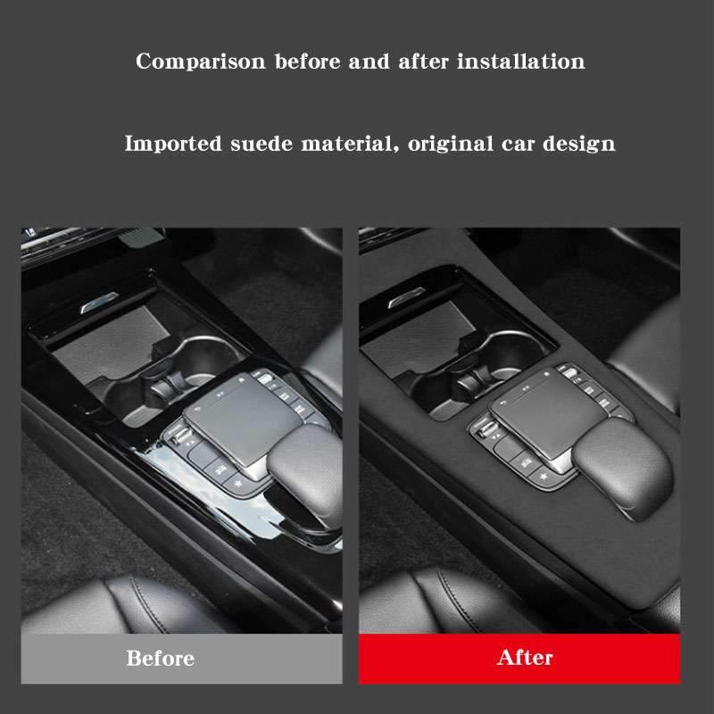 Car Center Console Suede Style - Tesla Tablet Accessories 评论和价格