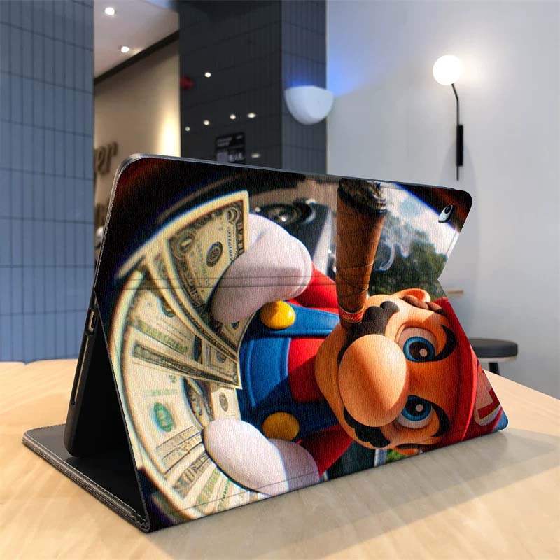 Cartoon M-Marios Art For Samsu - Tablet A9 Accessories 评论和价格