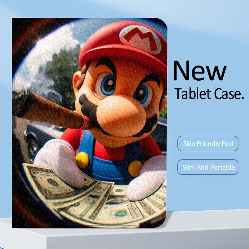 Cartoon M-Marios Art For Samsu - Tablet A9 Accessories 评论和价格