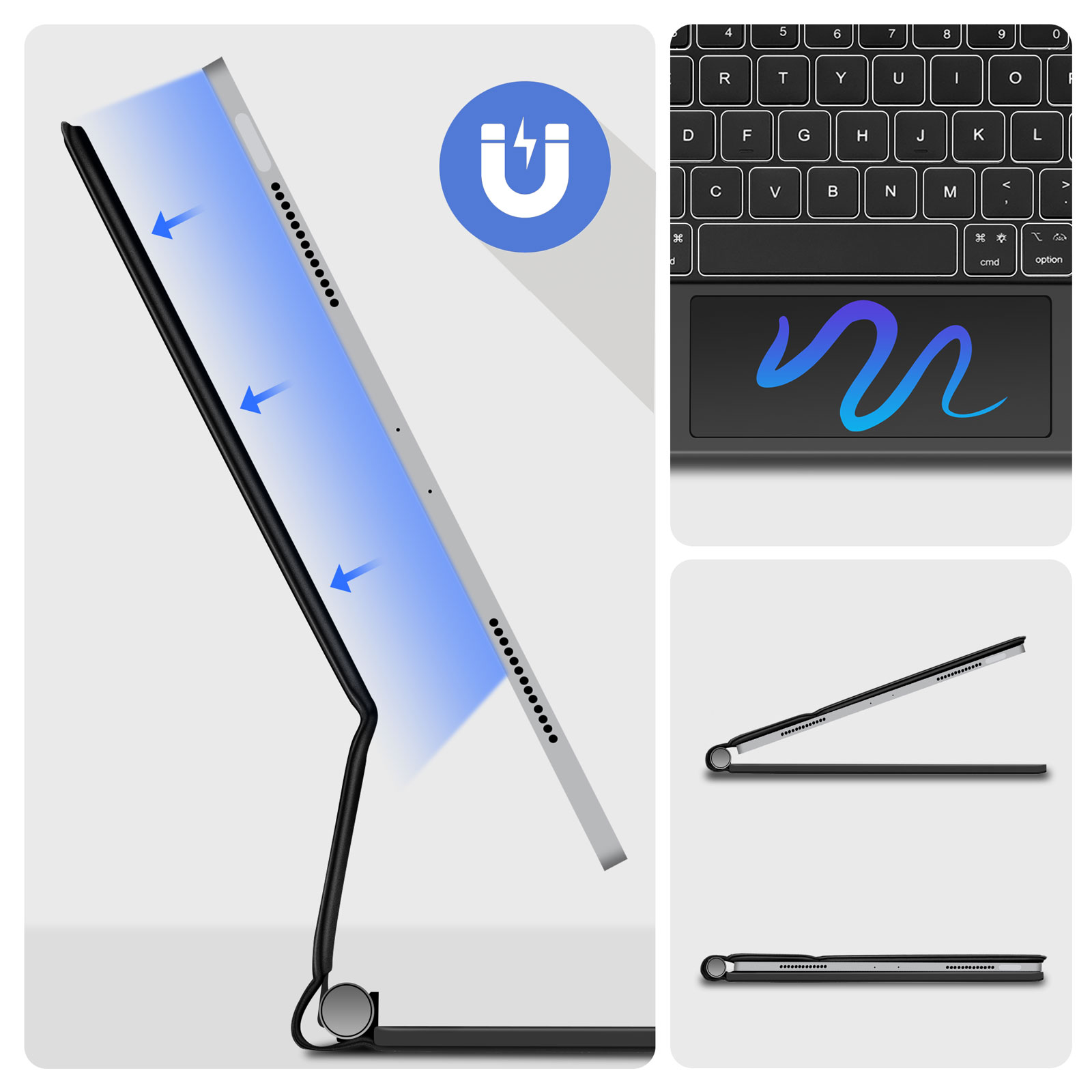 GOOJODOQ Magic Keyboard for iP - Tablet Accessories Choice Store 评论和价格