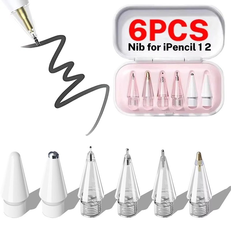 6Pcs Replaceable Pencil Tips F - Stylus Replacement Tip 评论和价格