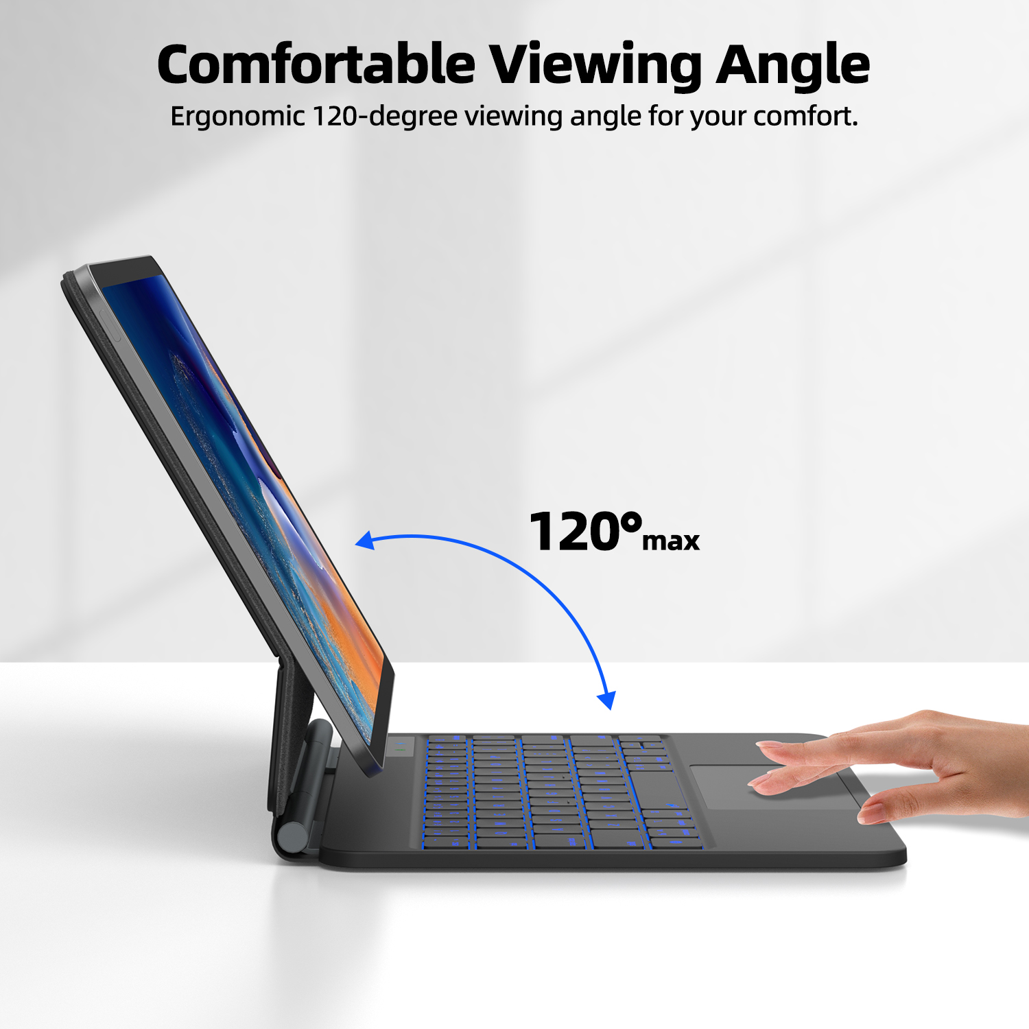 Smart Pogo Pin Keyboard case f - Tablet Accessories Choice Store 评论和价格