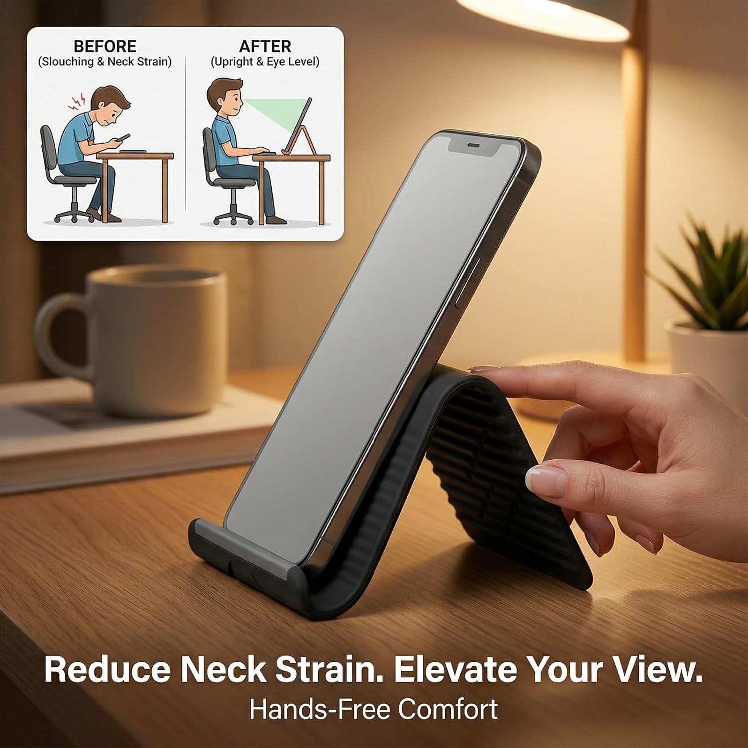 Flexible Foldable Silicone Pho - Essential Tablet Accessories 评论和价格