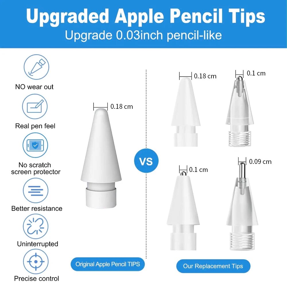 For Apple Pencil Pen Nib Penci - Tablet Accessories Kids 评论和价格