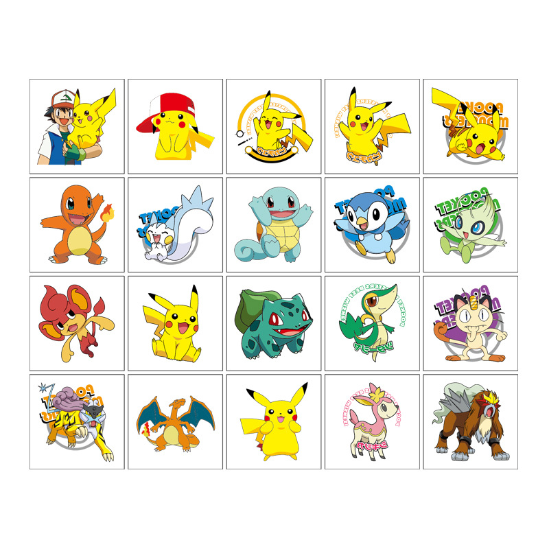 5*5cm 20pcs Pokemon Pikachu Ta - Tablet Cute Accessories 评论和价格